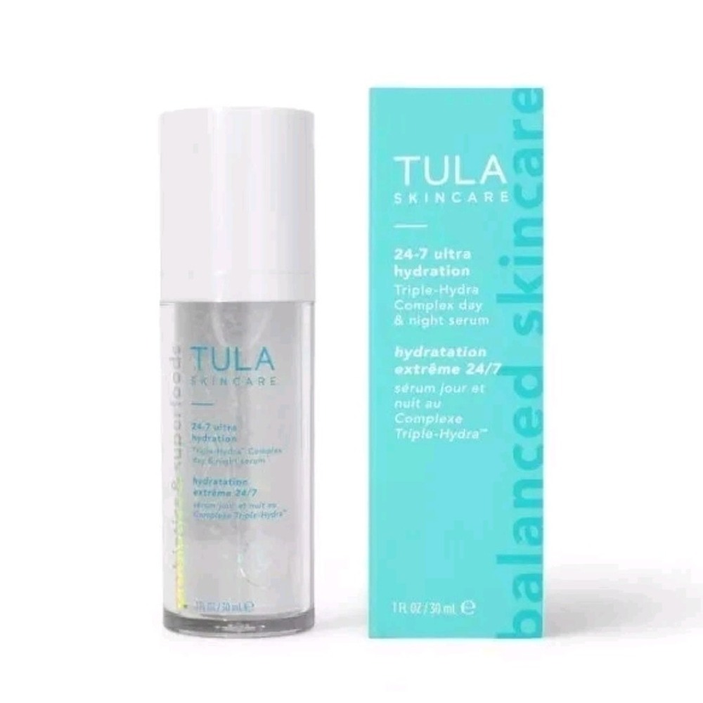 TULA SKINCARE 24-7 ULTRA HYDRATION SERUM (Full Size/1oz/NIB/Sealed)